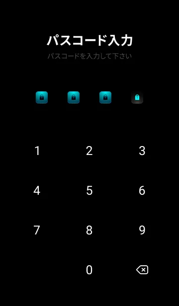 [LINE着せ替え] BLACK - BLUE LIGHT ICON THEME SWITCH 5の画像4