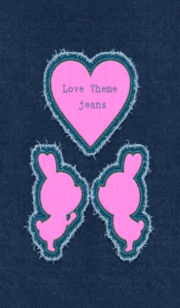 [LINE着せ替え] Love Theme - jeans 30の画像1