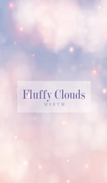 [LINE着せ替え] Fluffy-Clouds PURPLE SKY 8の画像1