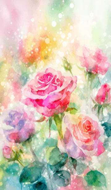 [LINE着せ替え] 薔薇(バラ)の花の着せかえ(R2965)の画像1