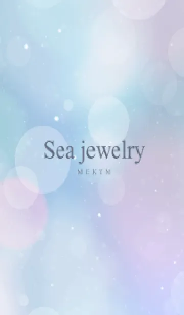 [LINE着せ替え] SEA JEWELRY-BLUE&PINK 10の画像1