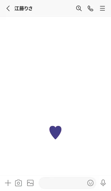 [LINE着せ替え] しんぷるはーと 11の画像2