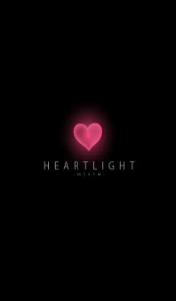 [LINE着せ替え] BLACK - HEART LIGHT 5の画像1