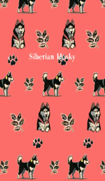 [LINE着せ替え] red シベリアンハスキーの画像1
