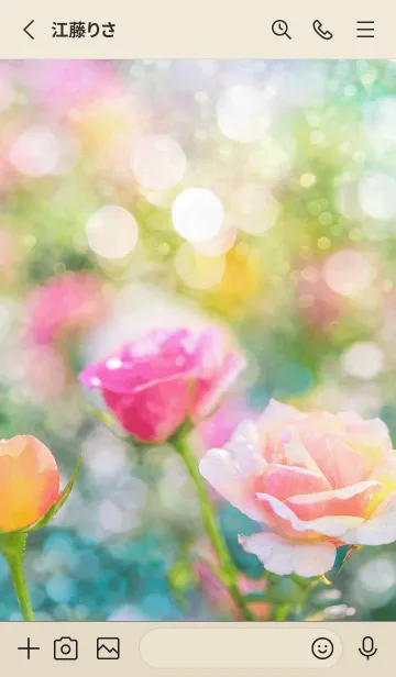 [LINE着せ替え] 薔薇(バラ)の花の着せかえ(R2968)の画像2