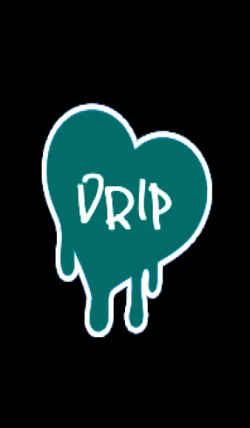 [LINE着せ替え] ドリップ ハート 22の画像1