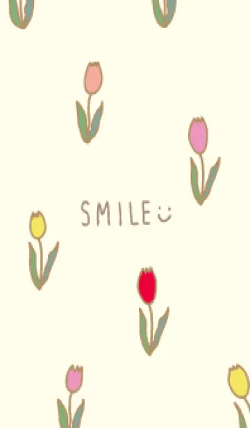 [LINE着せ替え] カラフル チューリップ21の画像1