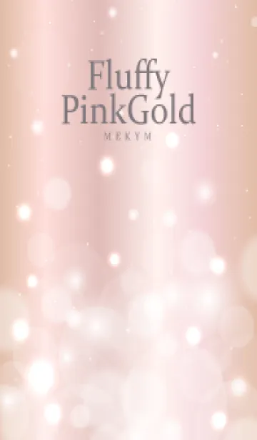 [LINE着せ替え] Fluffy-Pink Gold HEART 8の画像1