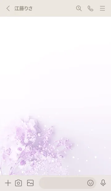 [LINE着せ替え] アンティーク・ドライフラワーの世界・5の画像2