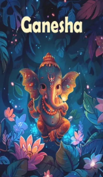 [LINE着せ替え] Ganesha, rich and rich and rich(JP)の画像1