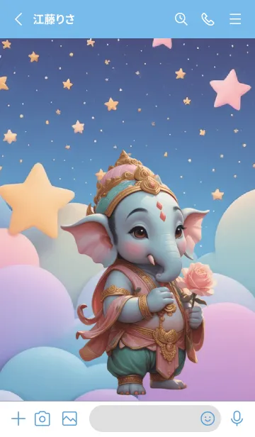 [LINE着せ替え] Ganesha For Wealthy Theme (JP)の画像2