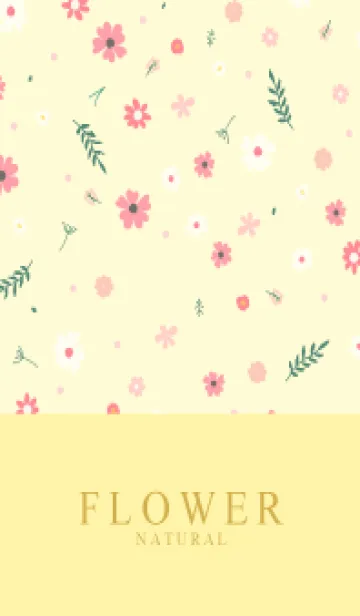 [LINE着せ替え] FLOWER YELLOW - NATURAL-54の画像1