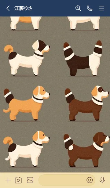 [LINE着せ替え] かわいい日 oVK41の画像2