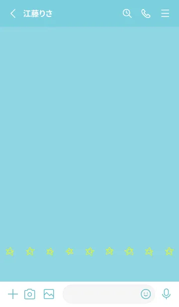 [LINE着せ替え] 星のらくがき(green28)の画像2