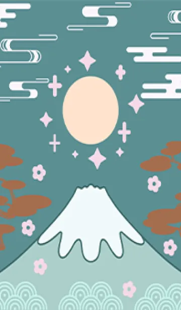 富と縁起の富士山 4の着せ替えメイン画像