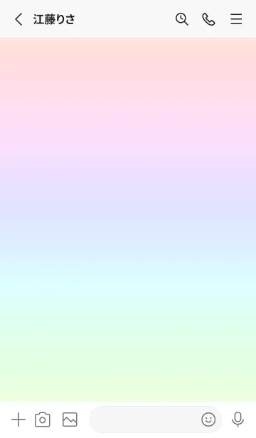 [LINE着せ替え] bw color rainbow M06の画像2