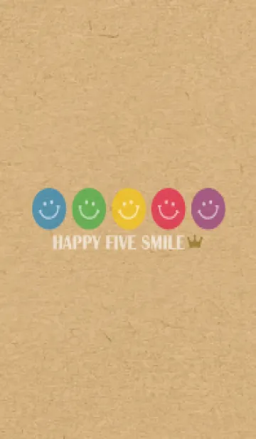[LINE着せ替え] HAPPY FIVE SMILE CROWN - MEKYM 35の画像1