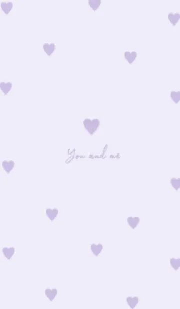 [LINE着せ替え] pattern_heart :purple2の画像1