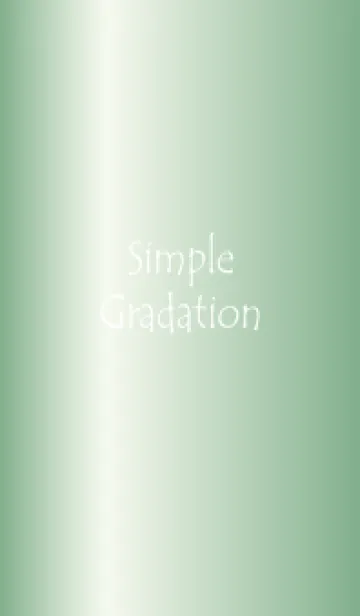 [LINE着せ替え] Simple Gradation -GlossyGreen 20-の画像1