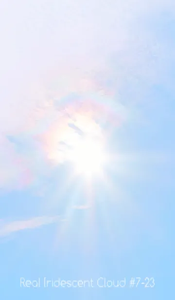 [LINE着せ替え] Real Iridescent cloud #7-23の画像1