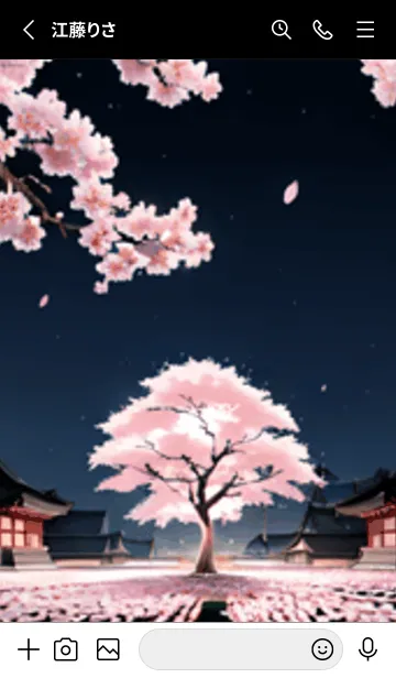 [LINE着せ替え] 桜花爛漫 #CaCHG221。の画像2