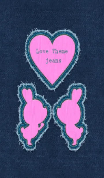 [LINE着せ替え] Love Theme - jeans 31の画像1