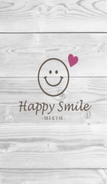 [LINE着せ替え] HAPPY SMILE HEART - MEKYM 35の画像1