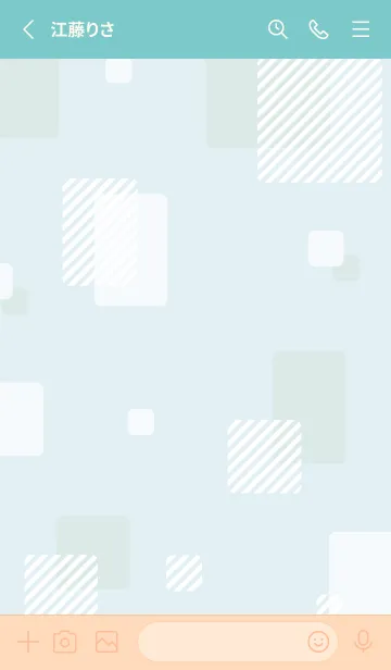 [LINE着せ替え] 角丸四角 おしゃれ26の画像2