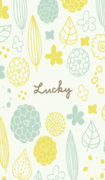 [LINE着せ替え] かわいい葉と花22の画像1