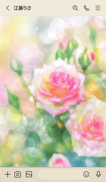 [LINE着せ替え] 薔薇(バラ)の花の着せかえ(R2991)の画像2