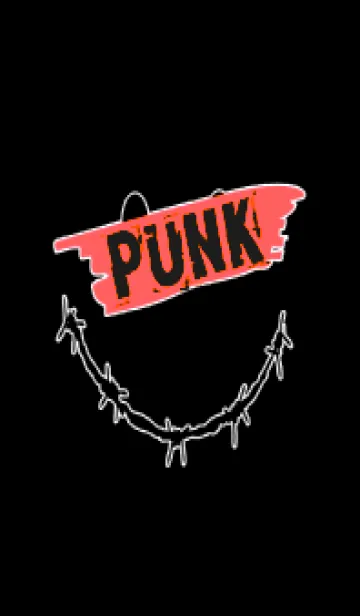 [LINE着せ替え] パンク スマイル 25の画像1