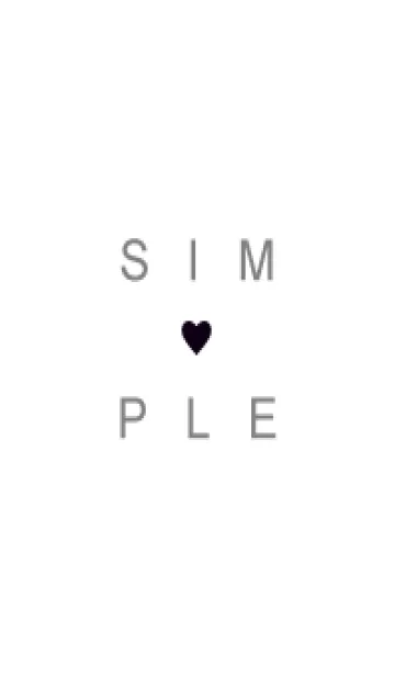 [LINE着せ替え] SIMPLE HEART 132の画像1