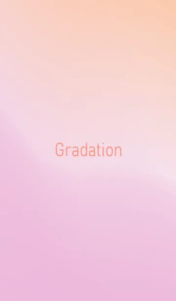 [LINE着せ替え] gradation-ORANGE&PINK-37の画像1