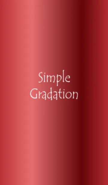 [LINE着せ替え] Simple Gradation -GlossyRed 18-の画像1