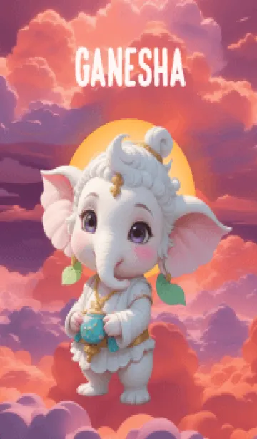 Cute Ganesha Rich Rich Theme (JP)の着せ替えメイン画像
