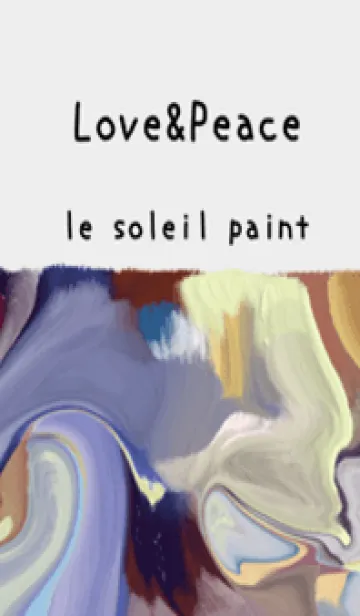 [LINE着せ替え] 油絵アート【le soleil paint 701】の画像1