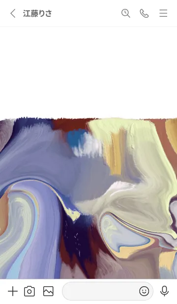 [LINE着せ替え] 油絵アート【le soleil paint 701】の画像2