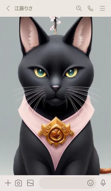 [LINE着せ替え] 浮世絵の桜猫 8Mmlの画像2