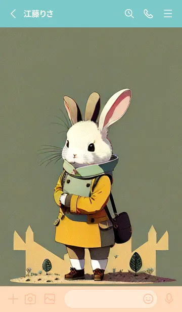 [LINE着せ替え] かわいい日 nUn33の画像2