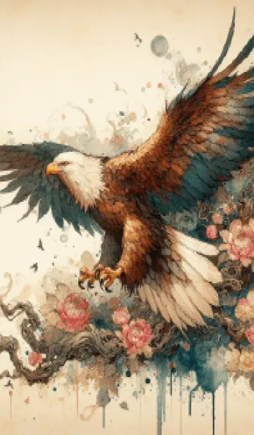 [LINE着せ替え] 春潮の羽根鷲の画像1