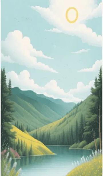 [LINE着せ替え] 良い天気 4E49の画像1