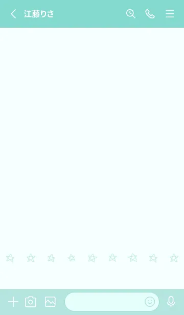 [LINE着せ替え] 星のらくがき(green31)の画像2