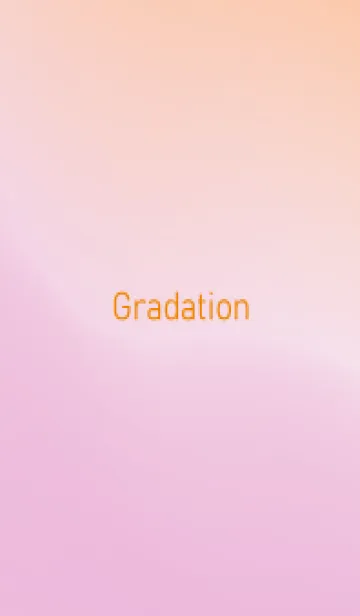 [LINE着せ替え] gradation-ORANGE&PINK-38の画像1