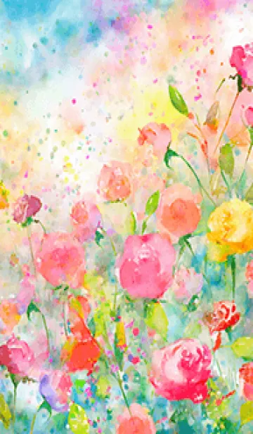 [LINE着せ替え] 薔薇(バラ)の花の着せかえ(R3010)の画像1