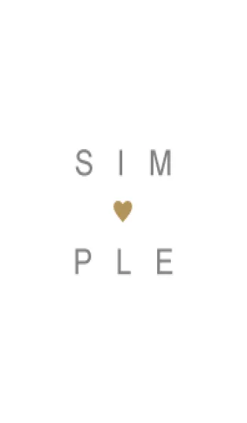 [LINE着せ替え] SIMPLE HEART 133の画像1