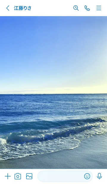 [LINE着せ替え] Sandy Beach HAWAII-SEA 27の画像2