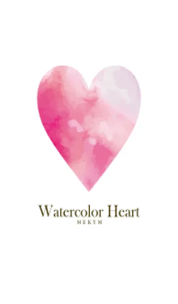 Watercolor Heart -MEKYM- 20の着せ替えメイン画像