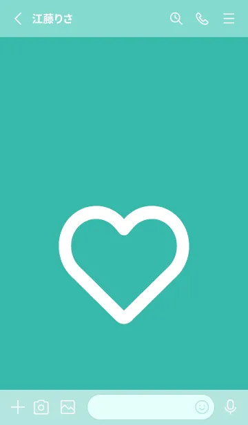 [LINE着せ替え] ハート アイコン 85の画像2