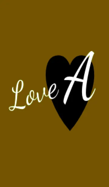 [LINE着せ替え] ラブ イニシャル ”A” 4の画像1