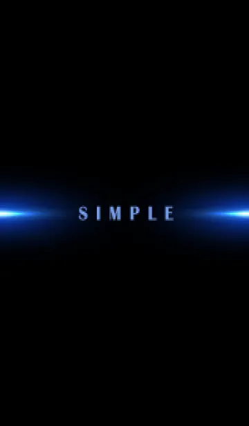 [LINE着せ替え] SIMPLE BLUE LIGHT-BLACK 11の画像1